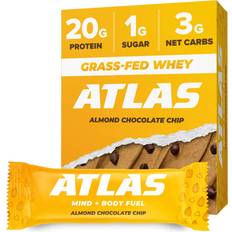 Vitamin D Bars Atlas Almond Chocolate Chip Protein Bars 12 st
