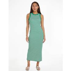 Tommy Hilfiger Långa klänningar Tommy Hilfiger Slim 5X2 RIB Midi Dress NS Dam Midiklänningar