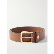 Gucci Herr Accessoarer Gucci Leather belt brown