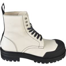 Marni Kängor & Boots Marni Flat Ankle Boots Woman colour White