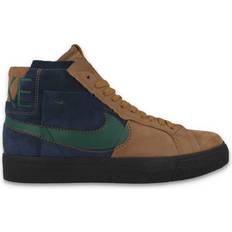 Nike Bruna - Unisex Sneakers Nike SB Zoom Blazer Mid Premium - Legend Dark Brown/Obsidian/Light British Tan/Fir