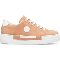 Rieker 3.5 Sneakers Rieker 7.5 Adults' N49W1-38 Apricot Womens Chunky Casual Trainers
