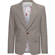 Vivienne Westwood Kavajer Vivienne Westwood Prince Of Wales Cotton Blazer