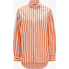 Polo Ralph Lauren Dam Blusar Polo Ralph Lauren Striped Cotton Shirt Woman Shirt Mandarin Cotton