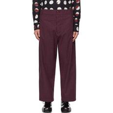 Vivienne Westwood Byxor Vivienne Westwood Red & Navy Alien Trousers SS24-O312