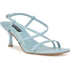 Nine West Haya Strappy Sandals Light Blue