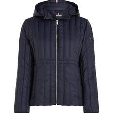 Tommy Hilfiger Jackor Tommy Hilfiger Quilted Hooded Padded Jacket DESERT SKY