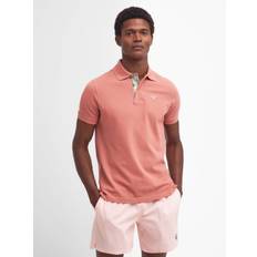 Barbour S T-shirts & Linnen Barbour Tartan pique polo Pink