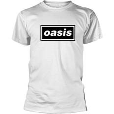 Oasis Överdelar Oasis Decca Logo T-Shirt White