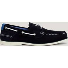 Tommy Hilfiger Seglarskor Tommy Hilfiger Suede Flag Boat Shoes DESERT SKY/ANTIQUE BLUE
