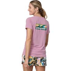 Patagonia Dam Kläder Patagonia Women's Cap Cool Daily Graphic Shirt Waters Sport shirt XXL, pink
