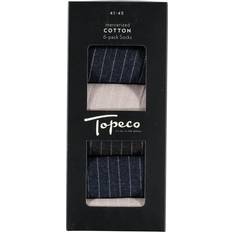 Topeco Bomull Strumpor Topeco Mercerized Cotton Socks 6-pack