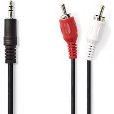 RCA-kablar Nedis 3,5mm Ha 2xRCA Ha 1.5m