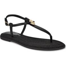 Nine West Dayna Women's Flat Sandals, 10.5, Black