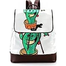 Cactus Personalized Backpack - White