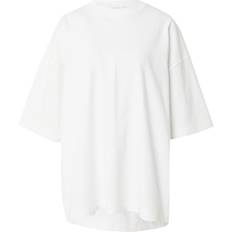 Topshop Dam T-shirts & Linnen Topshop – Vit t-shirt oversize med sänkt axelsöm-Vit/a