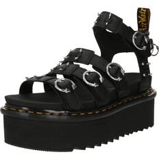 Dr. Martens 8 - Mocka Skor Dr. Martens Blaire Piercing Leather Platform Sandals Black