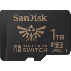 1 TB Minneskort SanDisk Nintendo Switch MicroSDXC Class 10 UHS-I U3 100/90MB/s 1TB