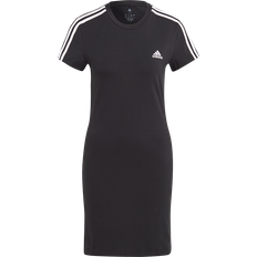 adidas Essentials 3-Stripes Tee Dress - Black/White