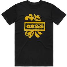 Oasis Överdelar Oasis Drawn Logo T Shirt Black