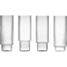 Drinkglas Ferm Living Ripple Long Drinkglas 30cl 4st