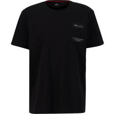 Alpha Industries Jersey T-shirts & Linnen Alpha Industries Patch T LF T-shirt för män Black