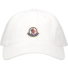 Moncler Bomull - Vita Kläder Moncler Embroidered Logo Cotton Baseball Cap