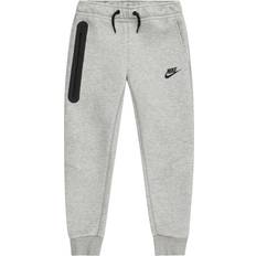 M - Pojkar Byxor Nike Junior Tech Fleece Pants - Dark Gray Heather/Black/Black (FD3287-063)