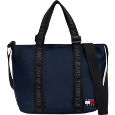 Tommy Hilfiger Toteväskor Tommy Hilfiger Essential Repeat Logo Small Tote - Dark Night Navy