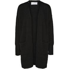 12 - Dam Koftor Selected Lulu Long Knitted Cardigan - Black