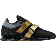 Läderimitation - Unisex Träningsskor Nike Romaleos 4 - Black/Metallic Gold/White