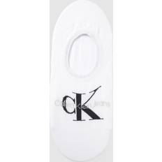 Calvin Klein Strumpor Calvin Klein Logo Invisible Socks White Women One White One