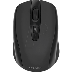 LogiLink Standardmöss LogiLink Wireless Travel Mouse Black (ID0031)