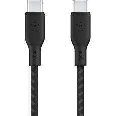 Kvadratisk - USB-kabel Kablar Belkin BoostCharge 100W 2.0 USB C- USB C M-M 2.7m