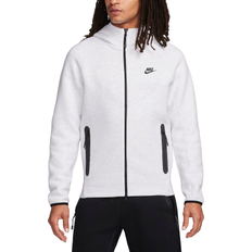 Ekologiskt material - Herr Överdelar Nike Sportswear Tech Fleece Windrunner Zip Up Hoodie For Men - Birch Heather/Black