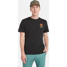 Timberland T-shirts Timberland Mens Black Back Graphic Short Sleeve T-Shirt