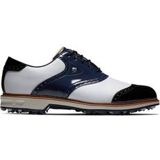 FootJoy 39 ½ - Herr Golfskor FootJoy Premiere Series Wilcox M - White/Navy Patent/Black Patent