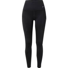 Nike Dam Tights Nike Go Women's Firm-Support High-Waisted Full-Length Leggings - Black