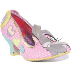 Irregular Choice Bunny Love Women Mid Heel Shoes In Pink