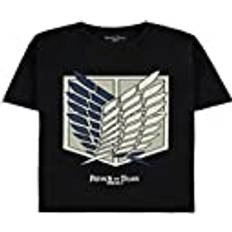 Difuzed Attack On Titan Saison Black Men's T-Shirt