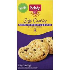 Schär Soft Cookies White Chocolate Berry 210g 6st