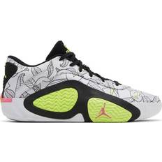 Nike 41 ½ - Dam Basketskor Nike Tatum 2 - White/Black/Hyper Pink/Volt