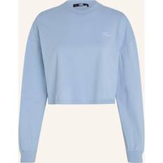 Karl Lagerfeld Damsignatur långärmad topp t-shirt, Kashmirblå