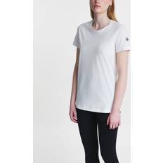Moncler Bomull - Vita Kläder Moncler T-Shirt Cotton Jersey Maglia Vit
