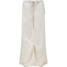 Moncler Bomull - Vita Byxor & Shorts Moncler Drawstring Pants