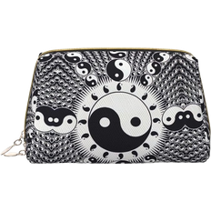 WURTON Large Capacity Travel Makeup Bag - Ying Yang Diagram