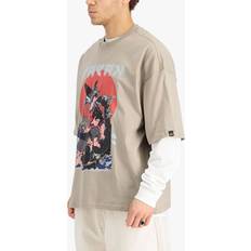 Alpha Industries XXS T-shirts & Linnen Alpha Industries Japan Warrior T-Shirt Beige