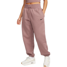6 - Fleece Byxor Nike Women's Sportswear Phoenix Fleece Oversized Sweatpants - Smokey Mauve/Black