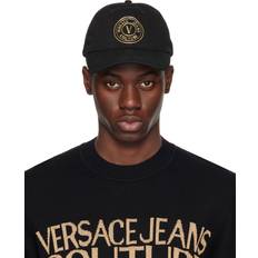 Versace Jeans Couture Huvudbonader Versace Jeans Couture Black V-Emblem Baseball Cap EG89 BLACK/GOLD UNI
