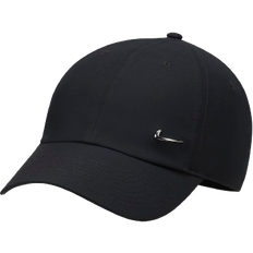 Nike Dam - Polyester Kläder Nike Dri-FIT Club Unstructured Metal Swoosh Cap - Black/Metallic Silver